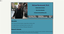 Desktop Screenshot of michaelrectenwald.com